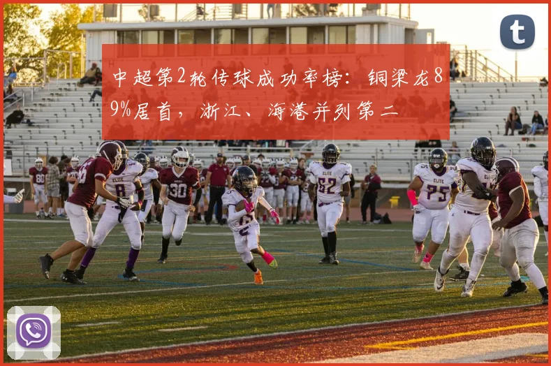 中超第2轮传球成功率榜：铜梁龙89%居首，浙江、海港并列第二